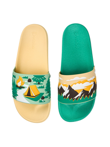 Chanclas alegres Campamento de montaña