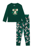 Pijama infantil alegre Koala y hojas
