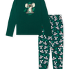 Pijama alegre para mujer Koala y hojas