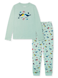 Pijama alegre para mujer Pájaros cantarines