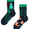 Calcetines infantiles alegres Zorro rojo