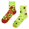 Calcetines de deporte alegres Aguacate pixelado