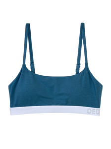 Bralette de modal para mujer Verde turquesa oscuro