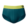 Slips para hombre Verde turquesa y amarillo