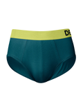 Slips para hombre Verde turquesa y amarillo