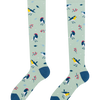 Calcetines hasta la rodilla alegres Pájaros cantarines