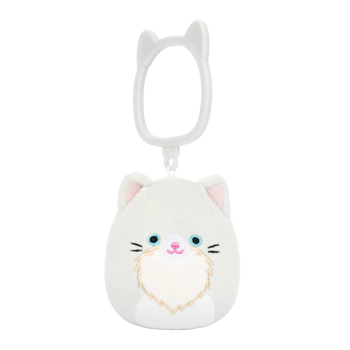 Squishmallows llavero Zachariah, el gato angora, 9 cm