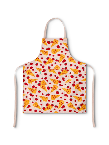 Delantal alegre de cocina Pizza de queso