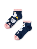 Calcetines tobilleros alegres para niños Gatito juguetón