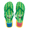 Chancletas alegres Cactus divertido