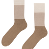 Calcetines de invierno Beige tricolor