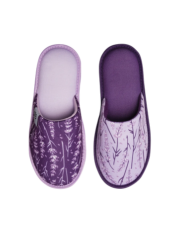 Pantuflas alegres Lavanda