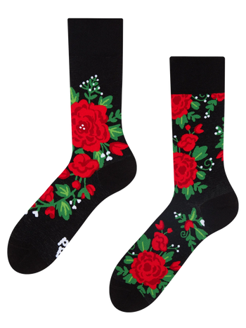 Calcetines alegres Rosas