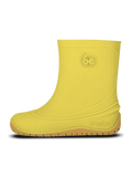 Botas de agua barefoot para niños Be Lenka Pudds - Amarillo