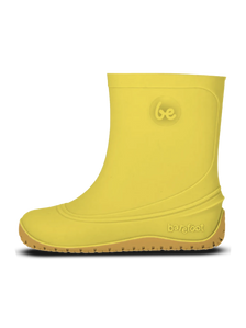Botas de agua barefoot para niños Be Lenka Pudds - Amarillo