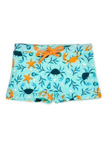 Bermudas alegres elásticas infantiles Cangrejo de mar
