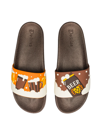Chanclas alegres Cerveza negra