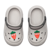 Zuecos infantiles gris claro