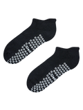 Calcetines negro puro para pilates y yoga