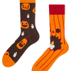 Calcetines alegres Calabaza y velas