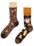 Calcetines alegres de bambú Granos de café