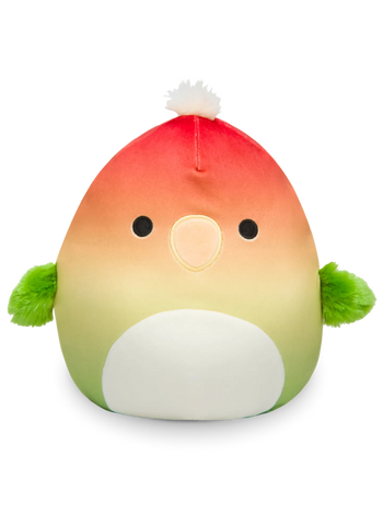 Squishmallows Elliene el Loro, 20 cm