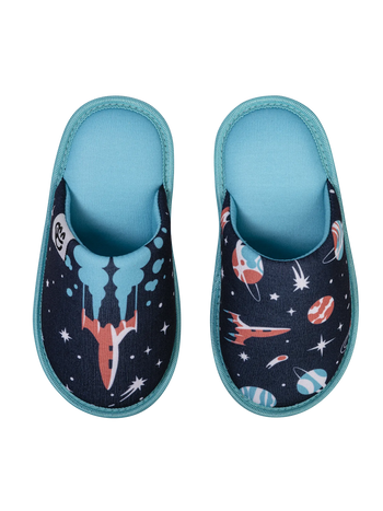 Pantuflas infantiles alegres Planetas