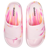Chanclas con plataforma para mujer rosa marmolado