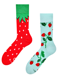 Calcetines alegres de bambú Fresitas