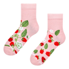 Calcetines de caña media antiestrés Frambuesas pequeñas