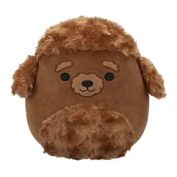 Squishmallows Dro, el labradoodle dorado con barriga peluda, 20 cm