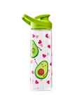 Botella de agua alegre Amor por los aguacates 700 ml