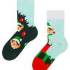 Calcetines infantiles alegres Elfos y regalos