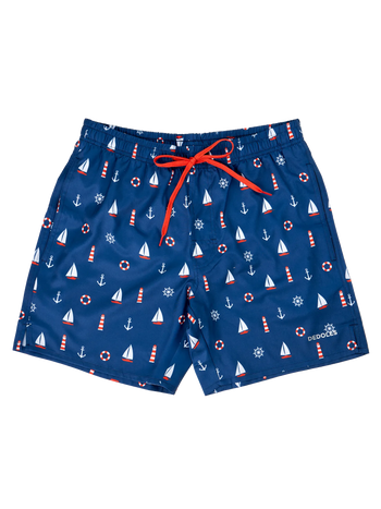 Bermudas alegres para hombre Capitán de mar
