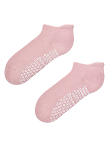 Calcetines rosa envejecido para pilates y yoga