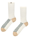 Calcetines de alpaca Beige y gris