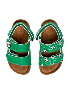 Sandalias infantiles con suela de corcho Futbol