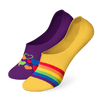 Calcetines invisibles alegres Amor multicolor