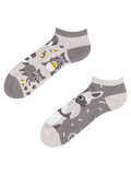 Calcetines tobilleros alegres Mapache