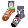 Calcetines de deporte alegres Esqueletos divertidos
