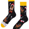 Calcetines alegres Gallina astronauta
