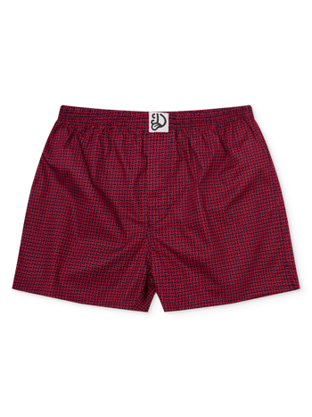 Calzoncillos estampados para hombre Azul y rojo
