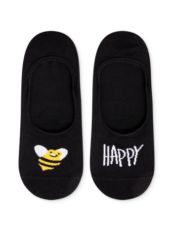 Calcetines invisibles alegres Sé feliz