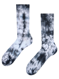 Calcetines acanalados Negro efecto desteñido
