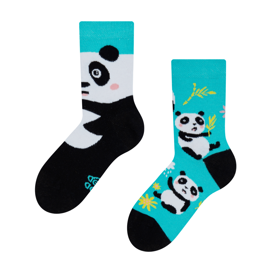 Calcetines infantiles alegres Panda