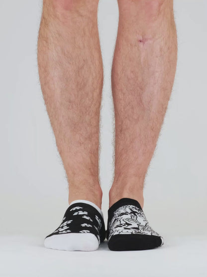 Calcetines sneakers alegres Patas de gato