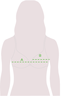 Top de bikini con aro para mujer